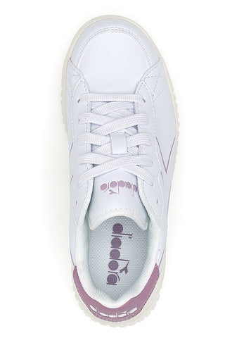 Sneakers bianche con dettagli rosa suola alta Diadora Game Step Tutu PS