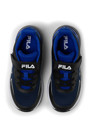 Schwarze Sneakers mit Animalier-Details und dicker Sohle Fila FFW0194