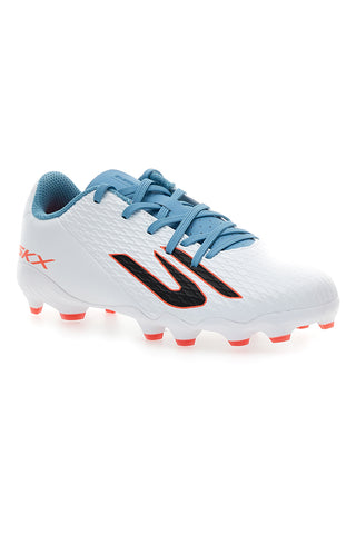 Scarpe da calcio bianche con lacci e suola FG Skechers SKX 2 JR YO