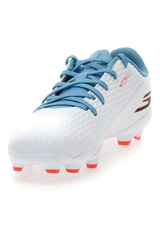Skechers SKX 2 JR YO Weiße FG-Fußballschuhe zum Schnüren
