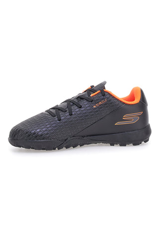Skechers Jr Youth TF Schwarz Orange Turf Fußballschuhe