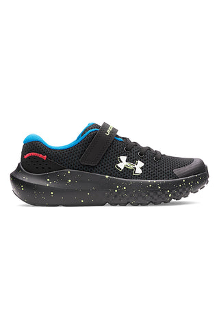 Scarpe da corsa nere con dettagli fluo Under armour UA BPS Surge 4 AC