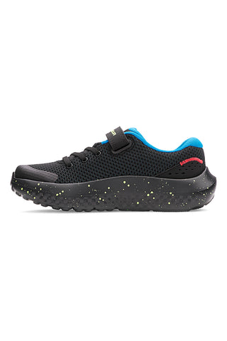 Under Armour UA BPS Surge 4 AC – Schwarze Laufschuhe mit Neon-Details