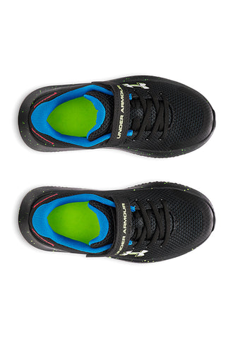 Scarpe da corsa nere con dettagli fluo Under armour UA BPS Surge 4 AC