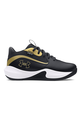 Sneakers da basket nere con dettagli oro Under Armour PS Lockdown 7