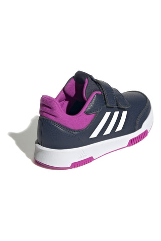 Adidas Tensaur Sport 2.0 CF K marineblaue Sneakers mit fuchsiafarbenen Details und Klettverschluss