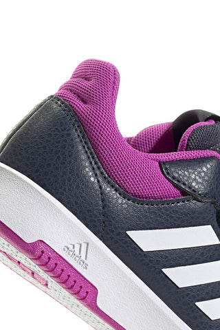 Adidas Tensaur Sport 2.0 CF K marineblaue Sneakers mit fuchsiafarbenen Details und Klettverschluss