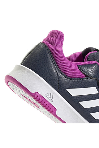 Adidas Tensaur Sport 2.0 CF K marineblaue Sneakers mit fuchsiafarbenen Details und Klettverschluss