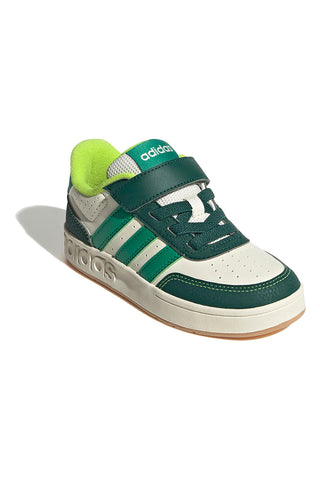 Adidas Breakbase C Sneaker mit Klettverschluss in Weiß und Grün