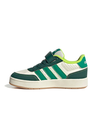 Adidas Breakbase C Sneaker mit Klettverschluss in Weiß und Grün