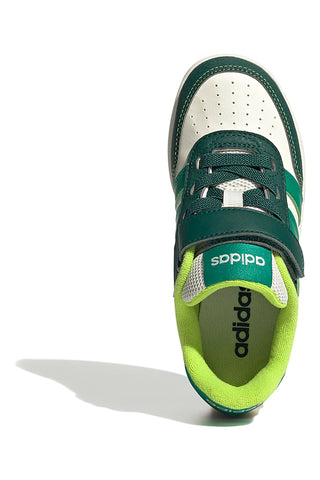 Adidas Breakbase C Sneaker mit Klettverschluss in Weiß und Grün