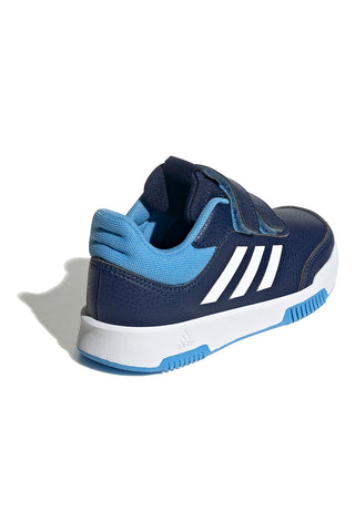 Adidas Tensaur Sport 2.0 CF K blaue Sneakers mit weißen Streifen und Klettverschluss
