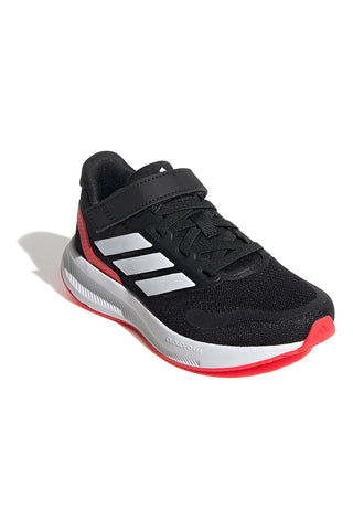 Sneakers nere con suola rossa e chiusura a strappo Adidas Runfalcon 5 EL C