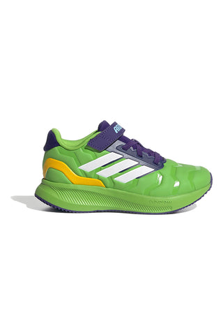 Scarpe da running verdi Iron Hulk con suola Cloudfoam Adidas Runfalcon 5 EL C