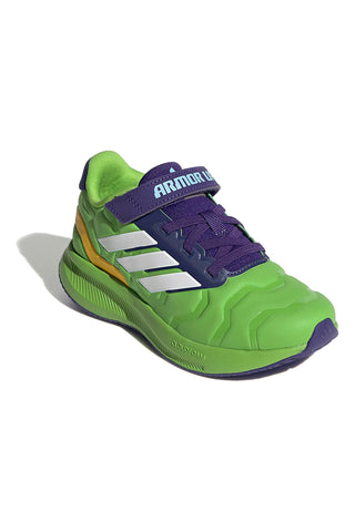 Scarpe da running verdi Iron Hulk con suola Cloudfoam Adidas Runfalcon 5 EL C