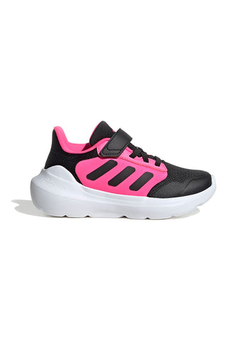 Adidas Tensaur Run 3.0 EL C – Klett-Sneaker in Schwarz und Fuchsia