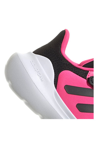 Scarpe ginnastica nere e fucsia con chiusura a strappo Adidas Tensaur Run 3.0 EL C
