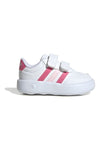 Sneakers bianche con dettagli rosa e suola Bubblecomfy Adidas Breaknet 3.0 CF I