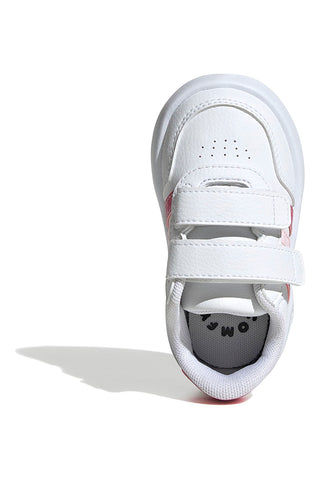 Sneakers bianche con dettagli rosa e suola Bubblecomfy Adidas Breaknet 3.0 CF I