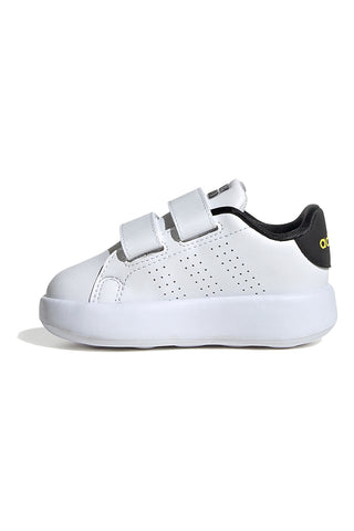 Adidas Advantage Smiley CF I Weiße Sneaker mit Smiley-Motiv und Doppelriemen