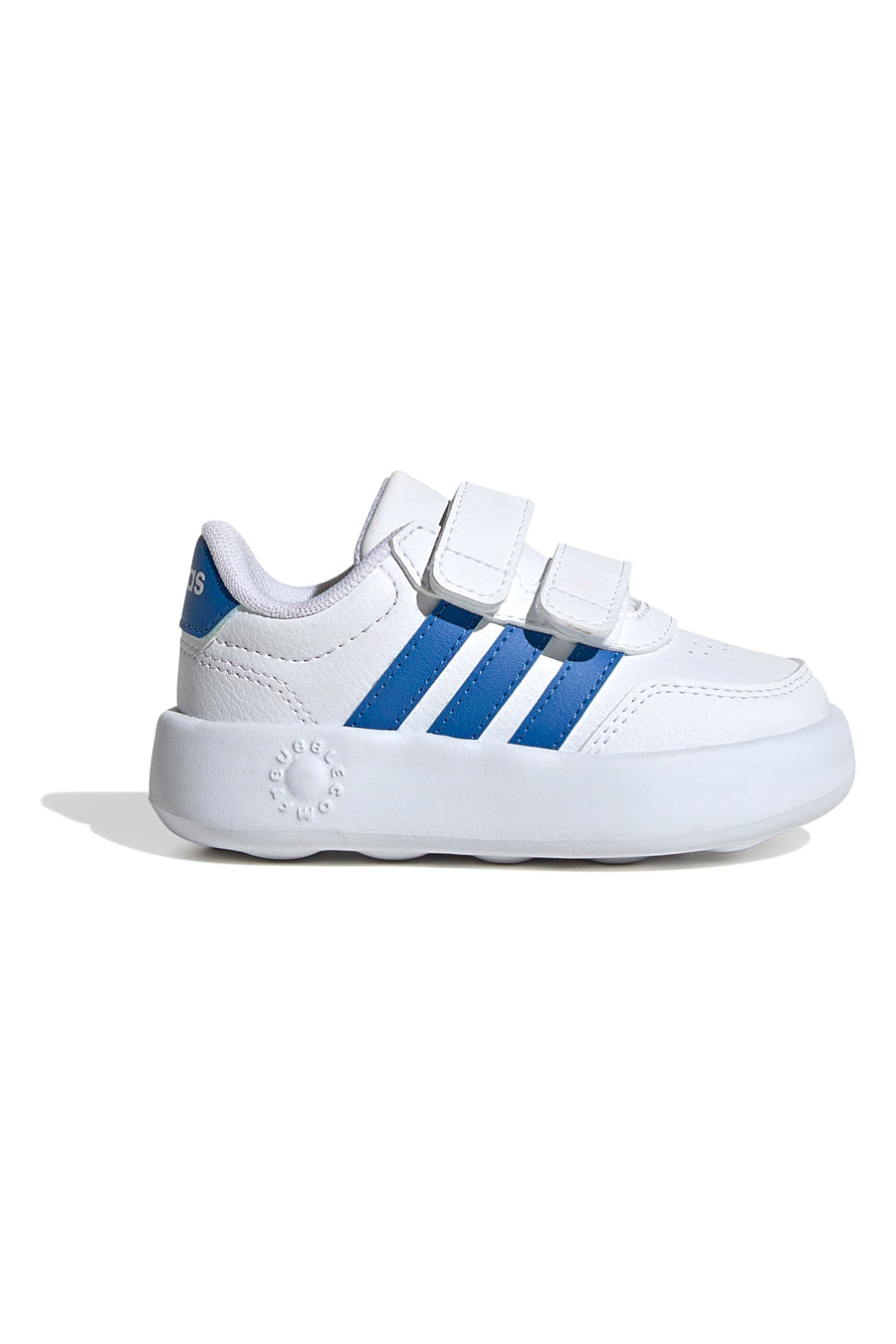 Scarpe bianche con chiusura a strappo suola BubbleComfy Adidas Breaknet 3.0  CF I da Bambino | Pittarello