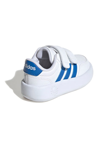 Adidas Breaknet 3.0 CF I Weiße Schuhe mit Klettverschluss und BubbleComfy-Sohle