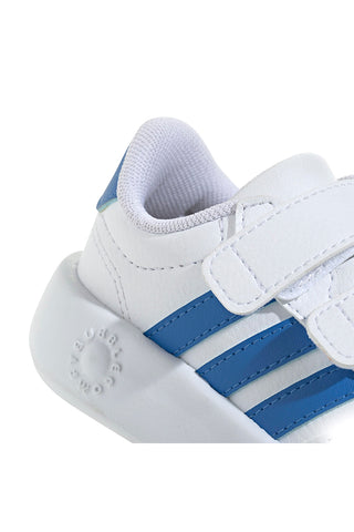 Adidas Breaknet 3.0 CF I Weiße Schuhe mit Klettverschluss und BubbleComfy-Sohle