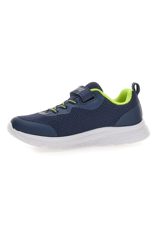 Lotto Rider AMF II CL S blaue Sneaker mit roten Details