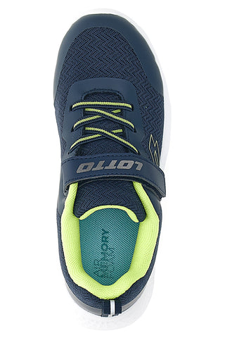 Lotto Rider AMF II CL S blaue Sneaker mit roten Details