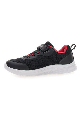 Schwarze Sneaker mit roten Details Lotto Rider AMF II CL S