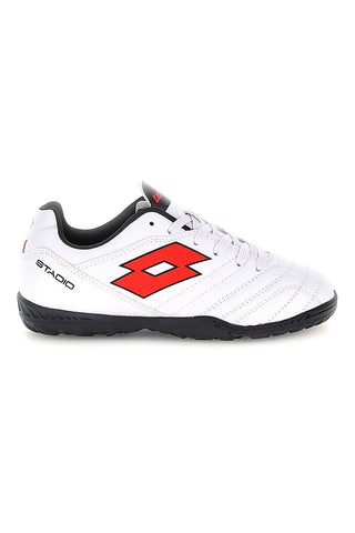 Scarpe calcetto bianche con suola nera Lotto STADIO 705 TF JR