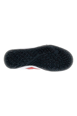 Lotto STADIO 705 TF JR weiße Fußballschuhe mit schwarzer Sohle