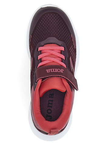 Joma HEOS JR 2519 Burgunderrote Klettschuhe für Mädchen