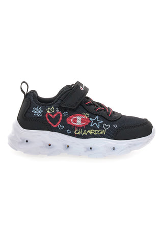 Sneakers nere con luci e stampa colorata Champion Funfair Print G TD Low Cut Shoe