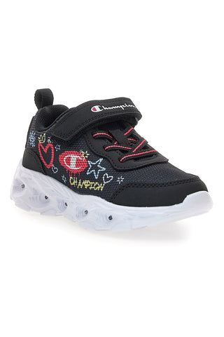 Sneakers nere con luci e stampa colorata Champion Funfair Print G TD Low Cut Shoe