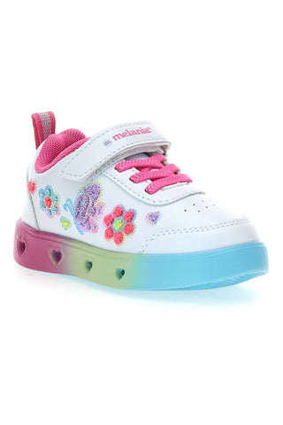 Sneakers bianche con luci multicolore M-Kids MG25111