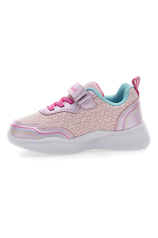 Sneakers rosa con luci e dettagli glitter M-Kids MG25104