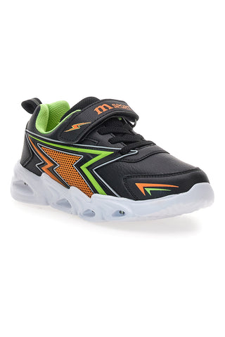 MKids MG251431 Schwarze Sneaker mit LED-Leuchten
