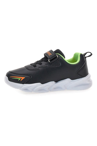 MKids MG251431 Schwarze Sneaker mit LED-Leuchten