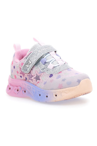 Sneakers luminose multicolor con stelle glitter Mkids MG25114