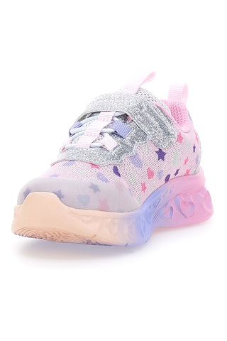 Sneakers luminose multicolor con stelle glitter Mkids MG25114