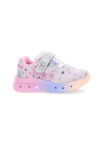 Sneakers luminose multicolor con stelle glitter Mkids MG25114