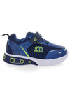 Blaue Sneakers mit LED-Leuchten und grafischen Details M-Kids MG251551