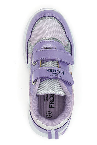 Lila Schuhe mit Lichtern und Frozen-Print D4310711S