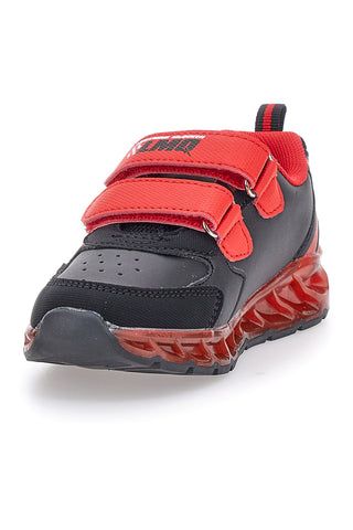 Schwarz-rote Sneakers mit Lichtern Cars D5010217S