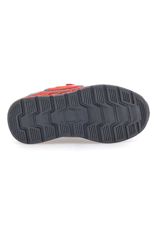 Schwarz-rote Sneakers mit Lichtern Cars D5010217S