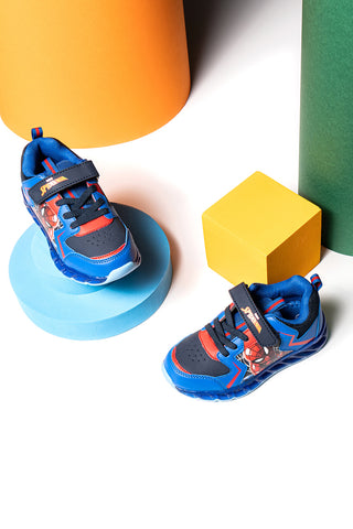 Sneakers blu con luci Spiderman R1310629S