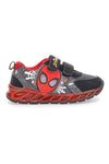 Sneakers nere e rosse con luci Spiderman R1310616S