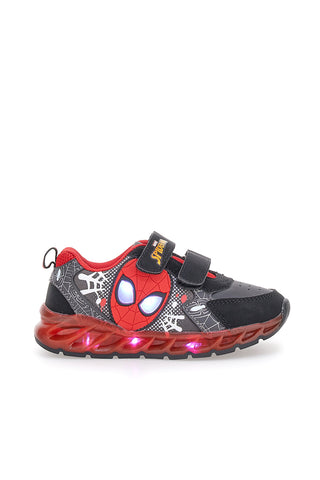 Sneakers nere e rosse con luci Spiderman R1310616S