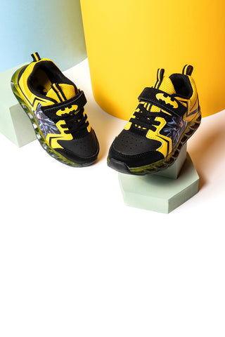 Schwarz-gelbe Sneakers mit Lichtern Batman W1020212S10